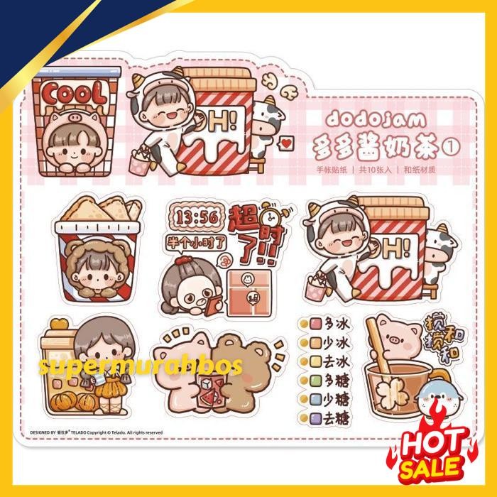 

PAOPAO STIKER MILK TEA IMPORT DODOJAM ISI 10 LEMBAR CUTE PRODUK TERBAIK !!