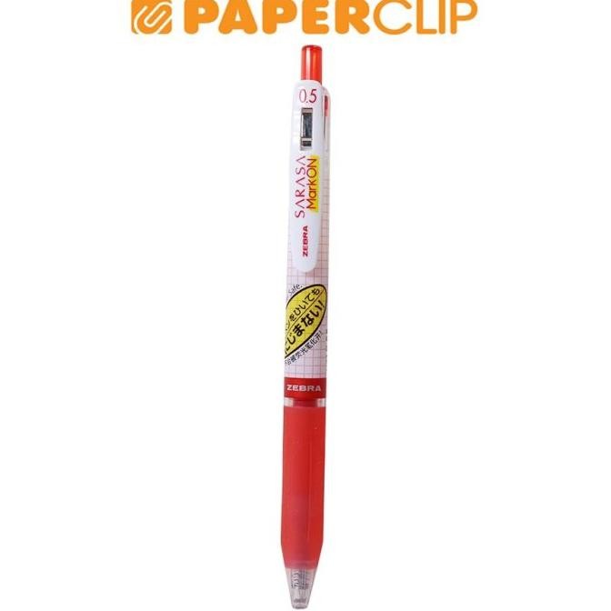 

Tersedia Pulpen / Pen Zebra Sarasa Mark On 05 Red