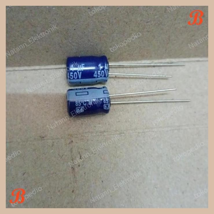 [MRD] 6414 KAPASITOR ELCO 1UF 1MF 1 UF MF 450V 450VOLT 450 VOLT PANASONIC