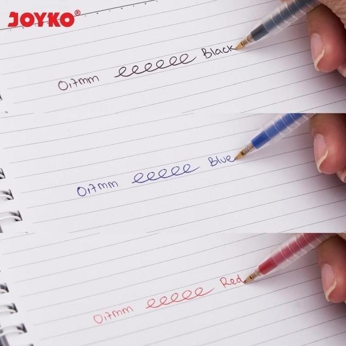 

Tersedia Ball Pen Pulpen Pena Joyko Bp-388 All Steady 0.7 Mm