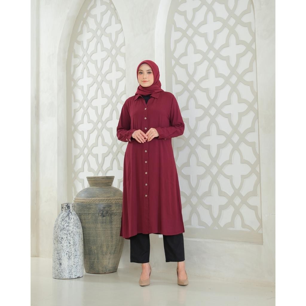 Rilley - Tunik Marwah | Pakaian Wanita Muslim Atasan Tunik