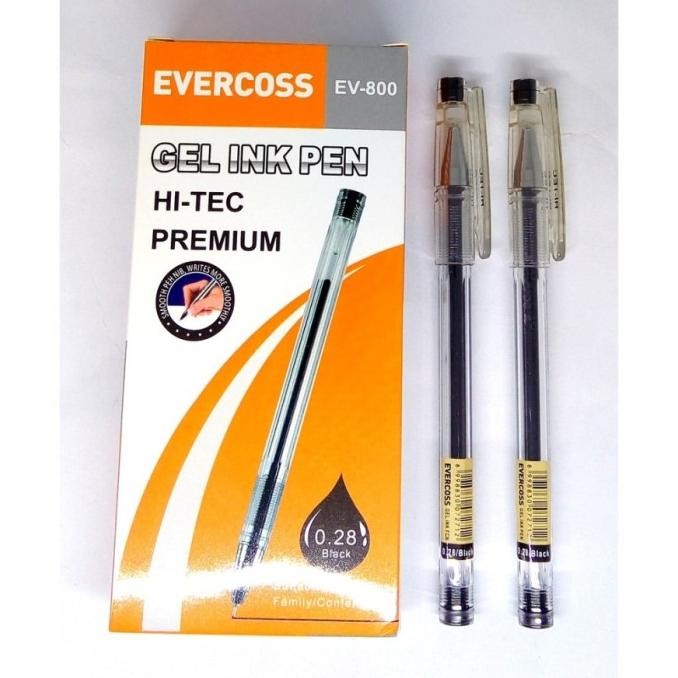 

Tersedia [Lusin] Pulpen Gel Ink Pen Hi-Tec Premium Evercoss