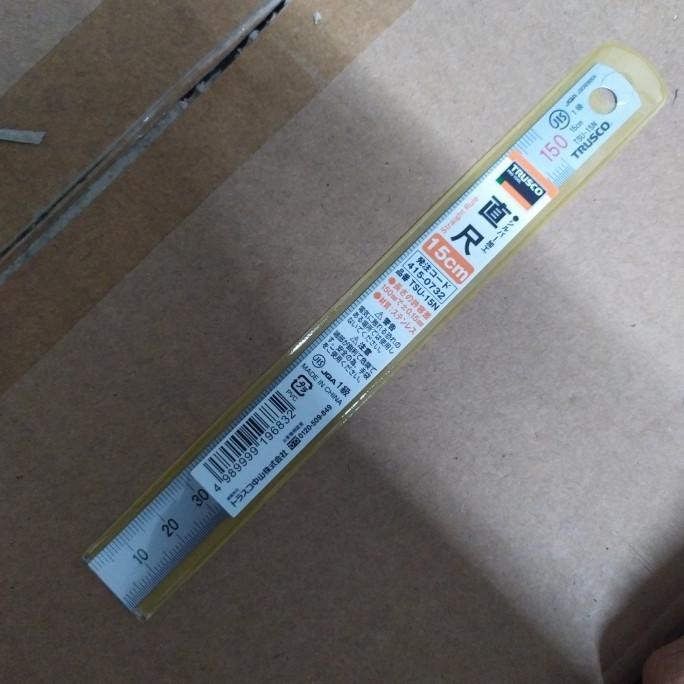

siap kirim penggaris lurus 15 cm tsu-15n trusco straight rule
