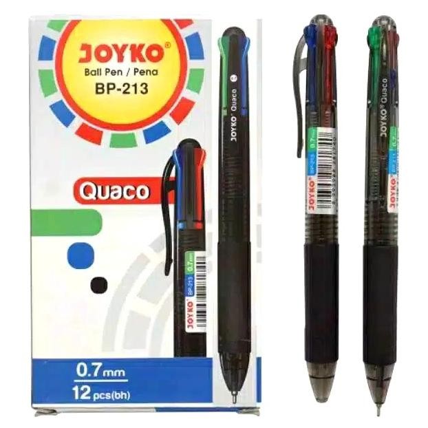 

Tersedia Pulpen 4 Warna Joyko Quaco