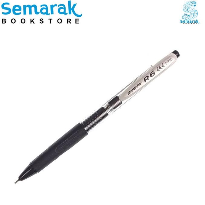 

Tersedia Standard R6 Retractable Ballpoint Pen Pulpen Oil Gel 0.5 Hitam 1 Pack