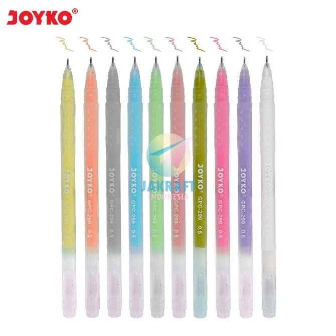 

Tersedia (10 Pcs) Pulpen Premium Color Gel Pen Set Isi 10 Warna Ujung Joyko Gpc-299 Needle Tip 0.5 Mm Termasuk Silver Perak Gold Emas White Putih