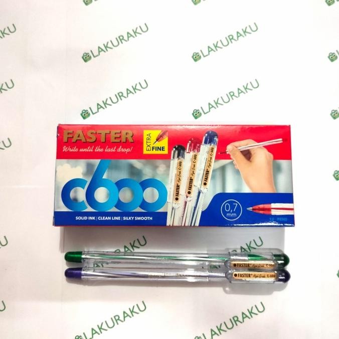 

Tersedia Pulpen Faster C600 Extra Fine 0.5Mm