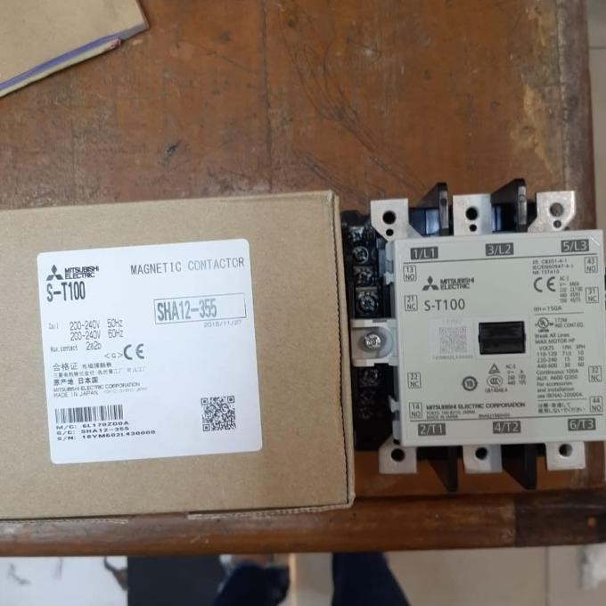 NEW Kontaktor mitsubishi st100 230v/contactor st 100 mitsubishi
