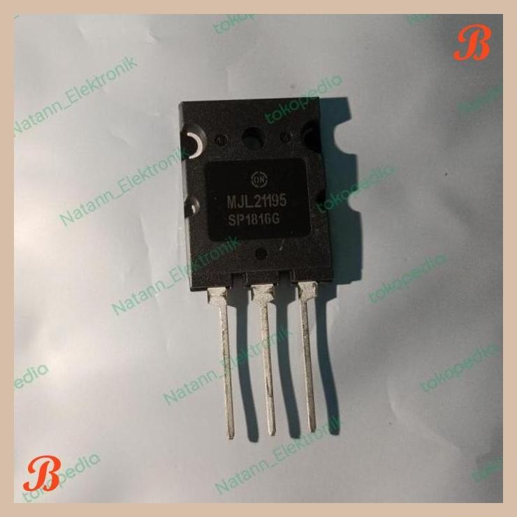 [MRD] 4891 TRANSISTOR TR POWER AMPLIFIER MJL21195 MJL 21195 ASLI ORIGINAL