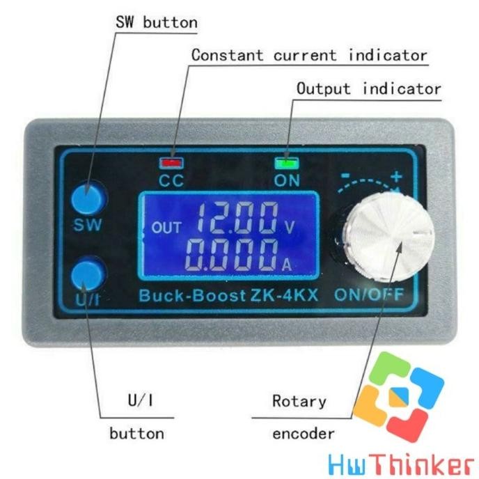 ZK-4KX ZK4KX DC DC Step Up Down Buck Boost Converter CC CV 0.5-30V 4A
