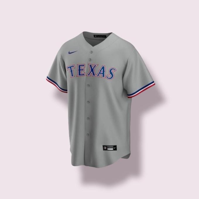 Jersey Baju Mlb Baseball Nike Original Texas Rangers Co