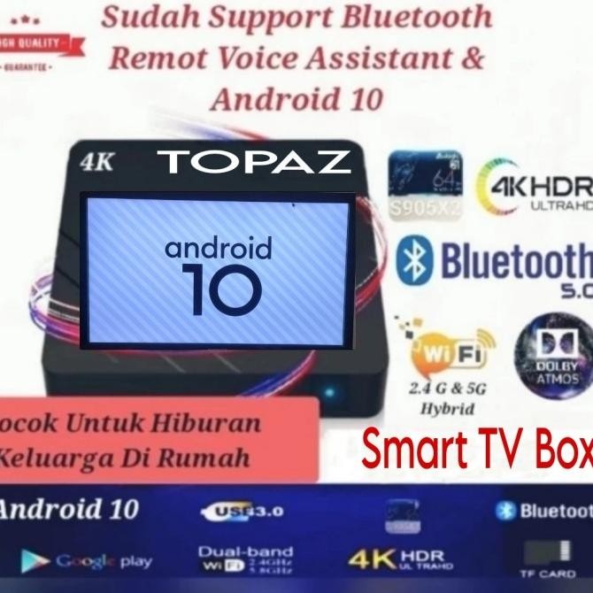 Smart TV Box Android OS 10