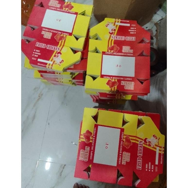

Berkualitas 50 Lembar Dus Friend Chiken Uk 10 X 15 X 6 Cm Promo