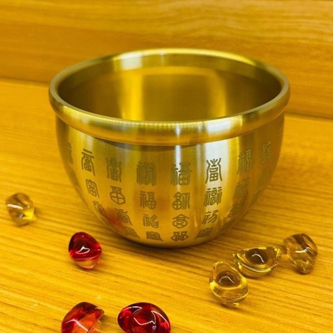 Kuningan Feng Shui Kekayaan Chinese Traditional Treasure Bowl murah