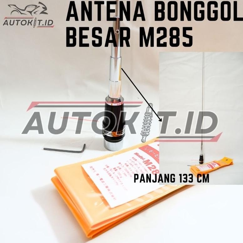 Antena Rig Mobil Orari Larsen Bonggol Besar M285 Panjang 133Cm