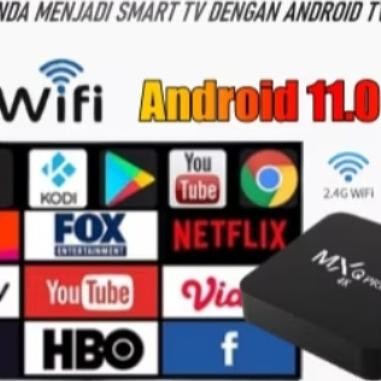 Android Tv Box 4/32gb 5G Bisa Tv Tabung & Tv Android MXQ PRO 4KSmart Tv Box