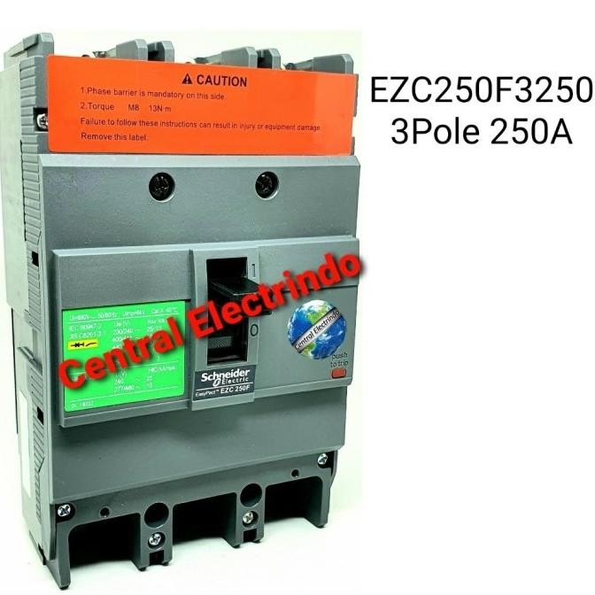 MCCB Schneider EZC250F 250A.