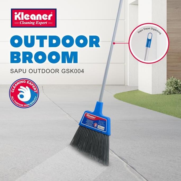 Terlaris [Cod] Kleaner Sapu Lantai Outdoor Bulu Gagang Panjang