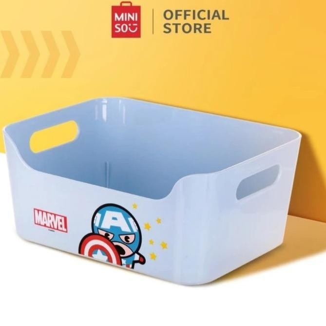 MINISO Kotak Penyimpanan Stationery - MARVEL Storage Organizer