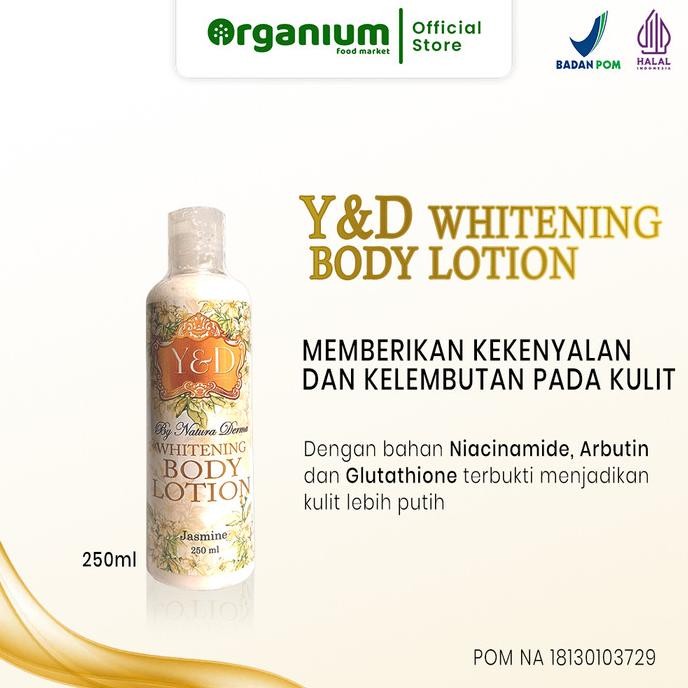 Whitening Body Lotion Y&D NDERMA Handbody Lotion - 250ml
