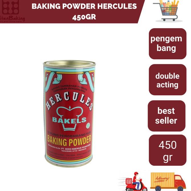 

New BAKING POWDER HERCULES 450GR