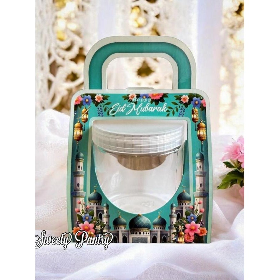 

Box hampers Lebaran kotak packaging Sleeve Toples jar Idul Fitri