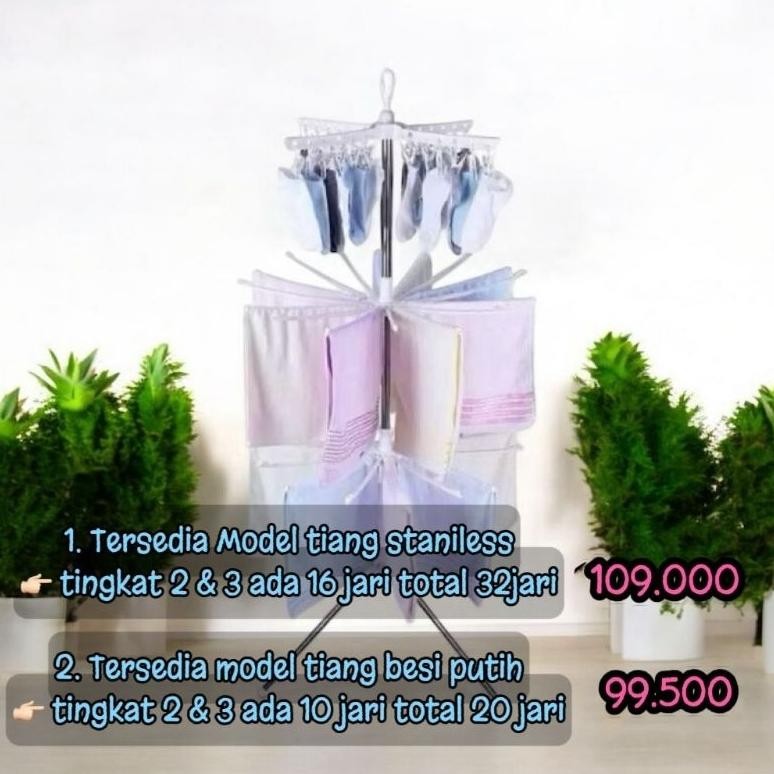 Jemuran Baju Bayi menara jemuran pakaian bayi lipat rak jemuran baju bayi baby anak