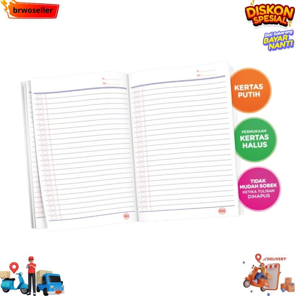 

Sidu Buku Tulis 38 Lembar 1 Pak D Termurah