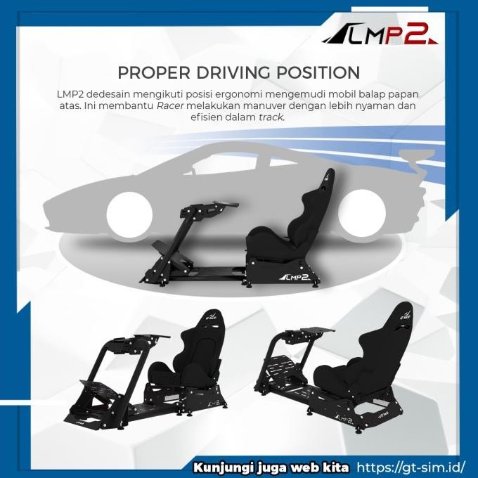 Gt-Sim.Id Lmp2 Racing Rig (Simulator Thrustmaster, Logitech, Fanatec)