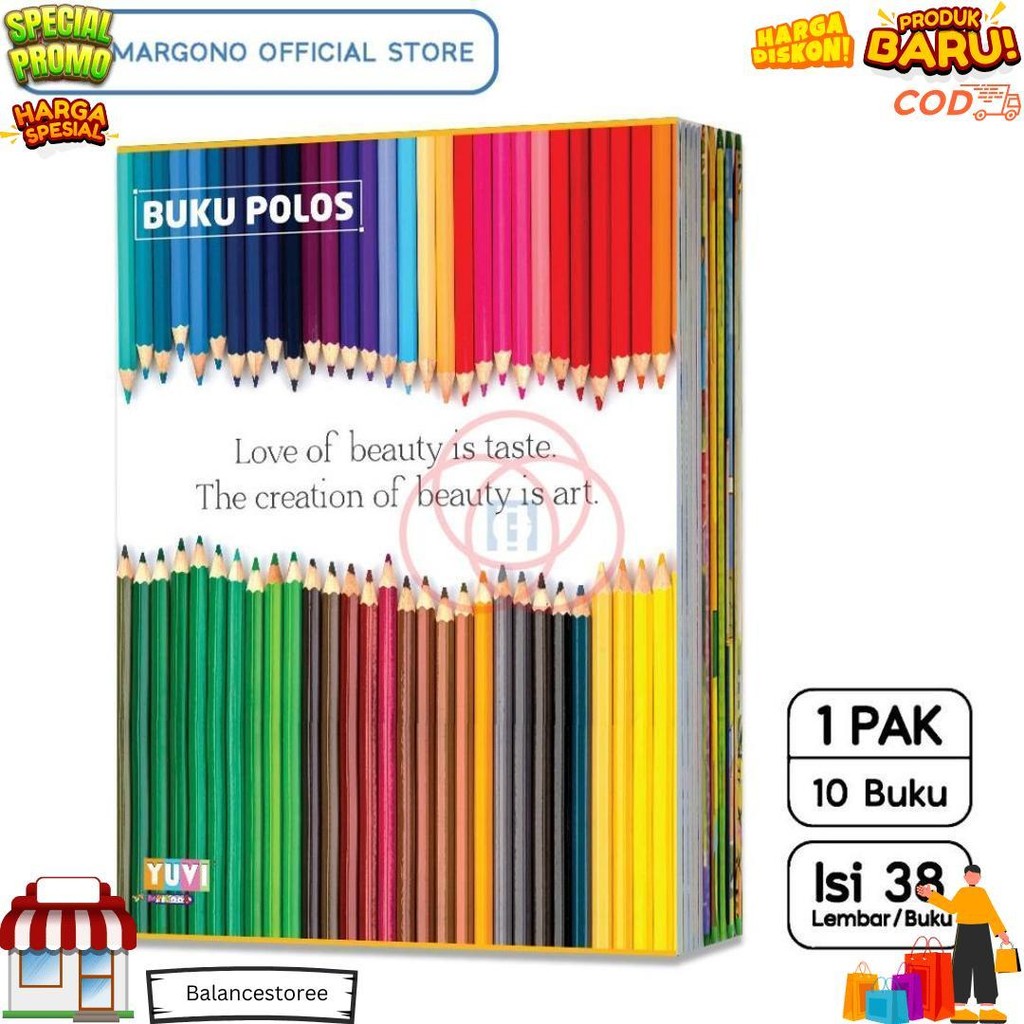 

My Book Yuvi Buku Tulis Polos 38 Lembar D Terlaris