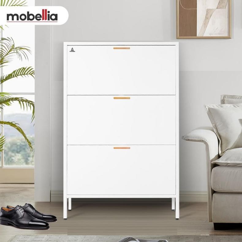 lemari sepatu besi rak besi sepatu sandal