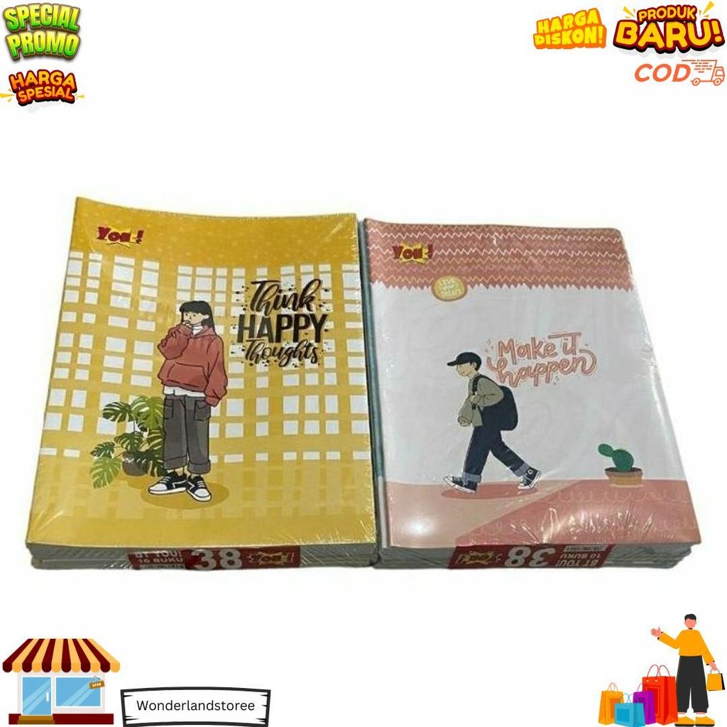 

Buku Tulis 38 Lembar || Buku Tulis 38 You By Kiky D Promo Puncak