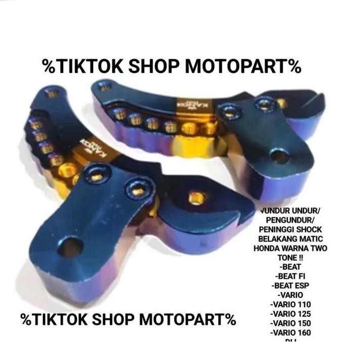 Undur Undur Shock Pengundur Peninggi Shock Belakang Matic Honda Beat Beat Fi Beat Esp Beat Street Be