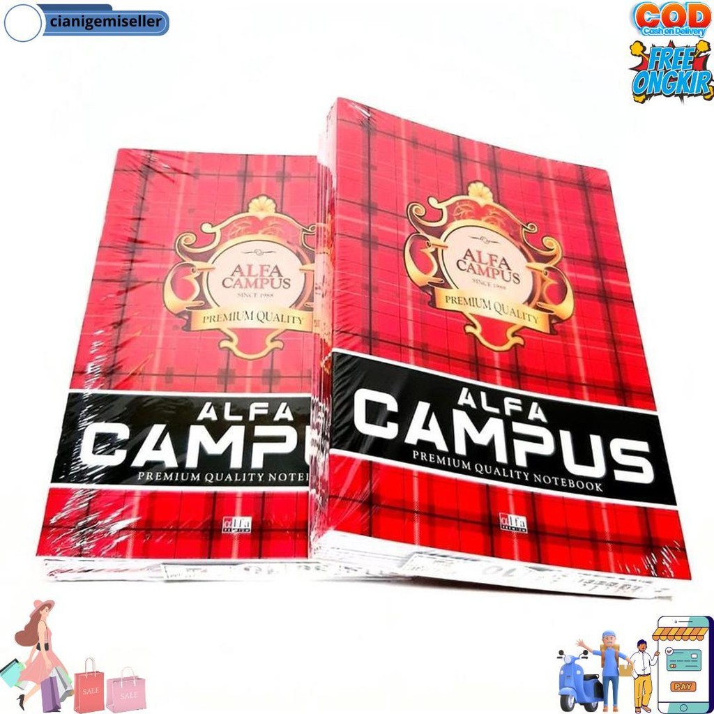 

Harga Grosir (10Buku) Buku Tulis Favourite Campus 36 Lembar Panjang D Terlaris