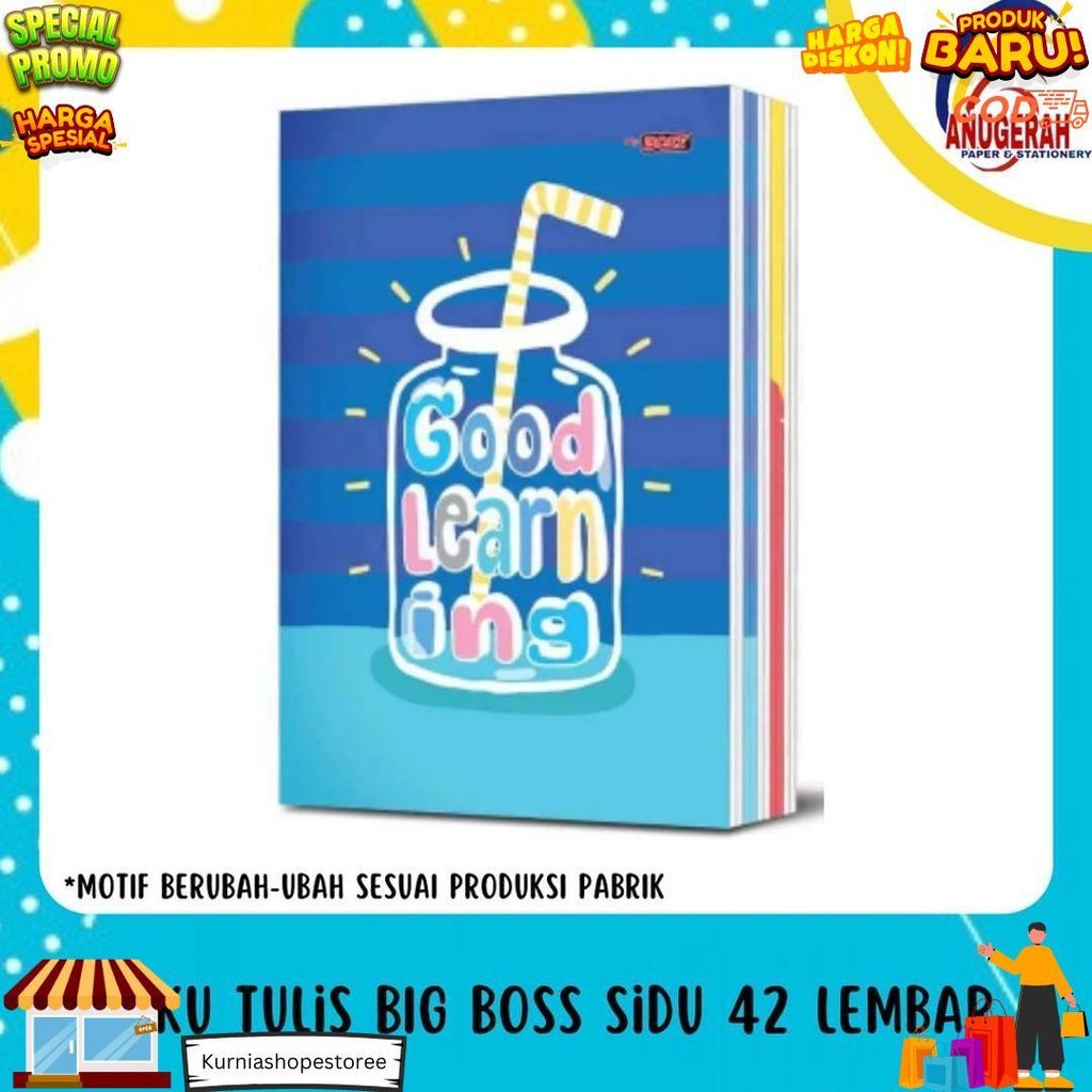 

Buku Tulis Big Boss Sidu 42 Lembar (Pak) D Gratis Ongkir