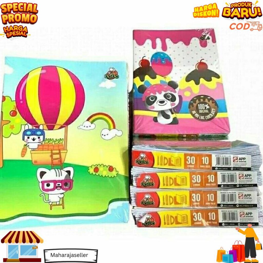 

Buku Tulis Sidu Dodo 30 Lembar(10Pcs) D Best Seller