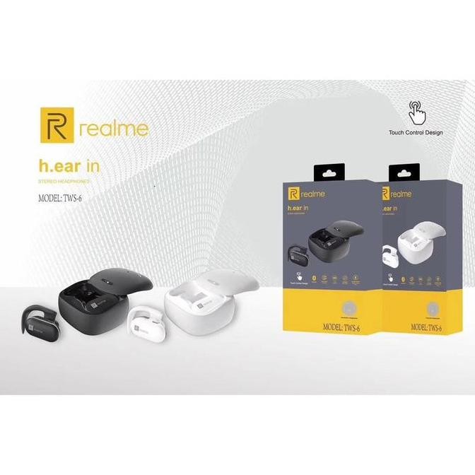 Original Headset Bluetooth Wireless Realme TWS 6