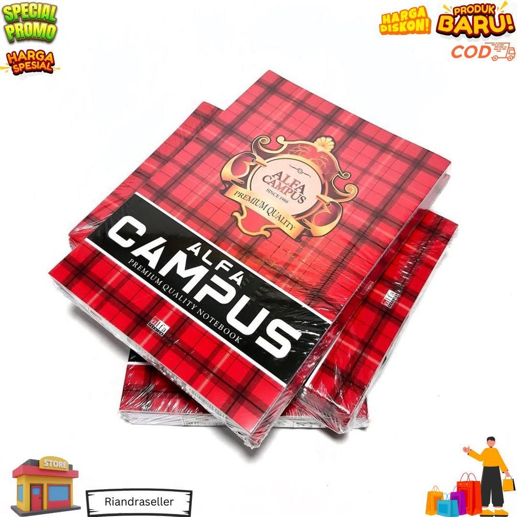 

Harga Grosir (10Buku) Buku Tulis Favourite Campus 36 Lembar Panjang D Promo 4.4