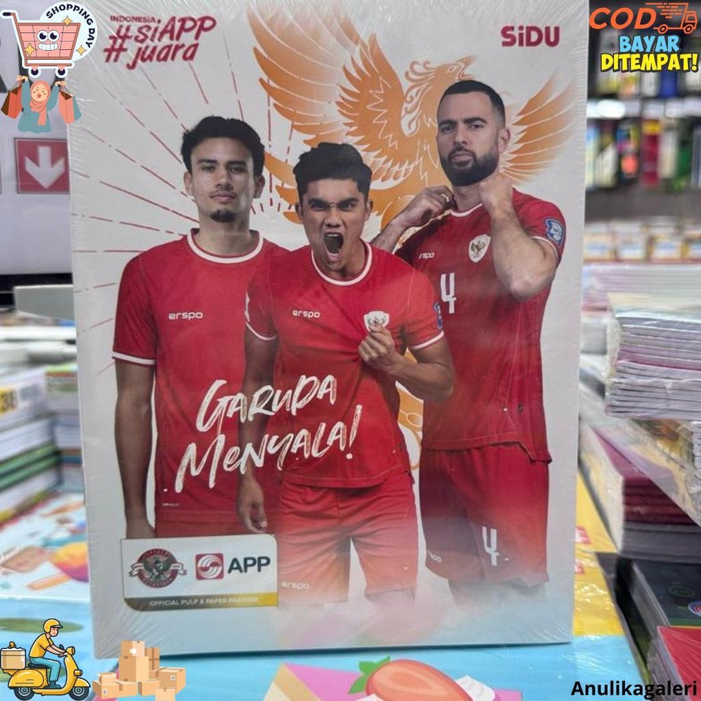 

Buku Tulis Sidu 38 / Buku Sidu38 Lembar (1Pak= 10Buku) D Cod