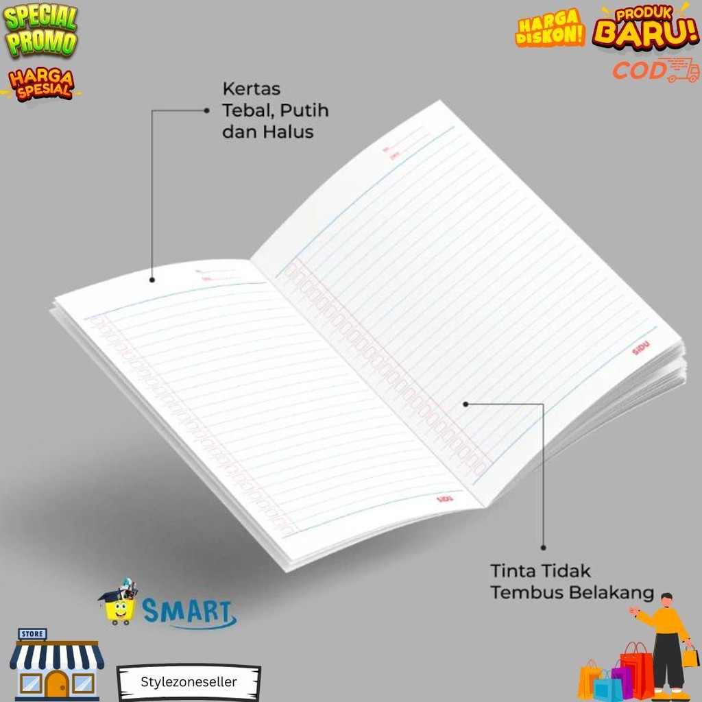

(1 Pak) Sidu Buku Tulis Eb 38 Mobile Legend 1 Pak Isi 10 Buku / Buku Tulis Sidu Isi 38 Lembar 1 Pak D Terlaris