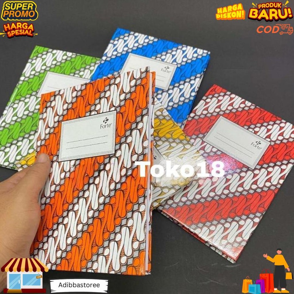 

1 Pak Buku Hard Cover Quarto Paperline 100 Lembar(Isi 5 Buku) D Cod