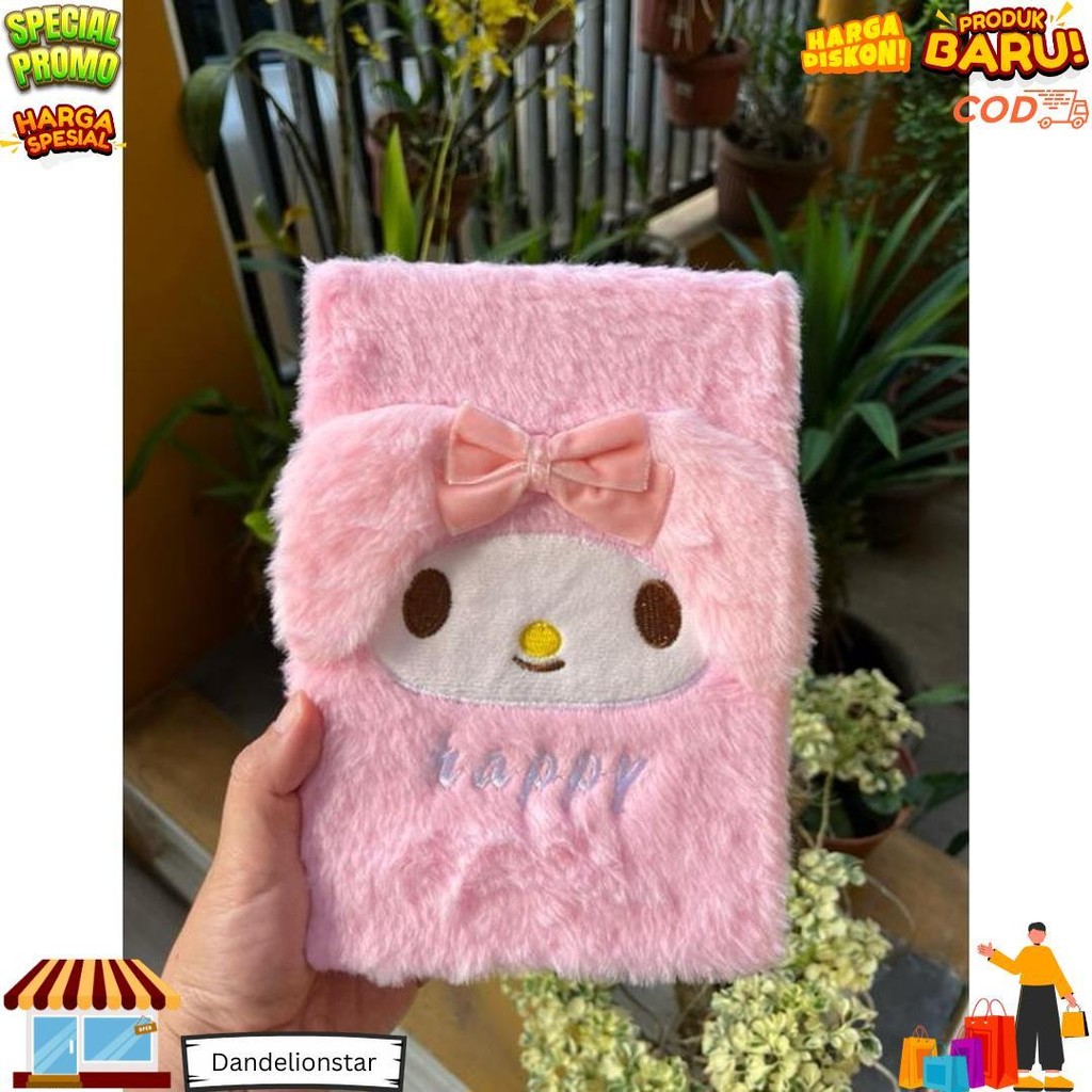 

Buku Notebook Bulu Sanrio / Buku Bulu Sanrio Hello Kitty / Cinamon / Melody / Kuromi D Termurah