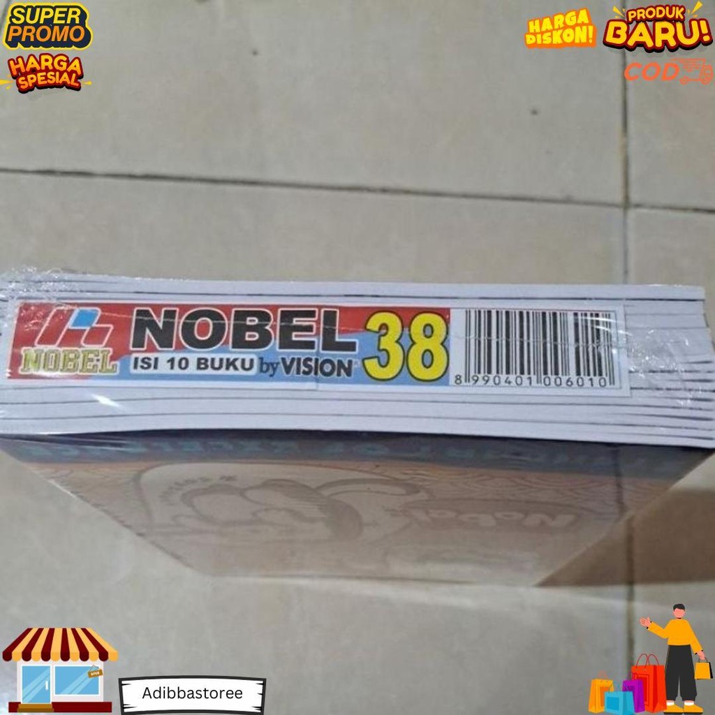 

(Per Pak) Buku Tulis Isi 38 10 Buku Nobel By Vision D Promo 4.4