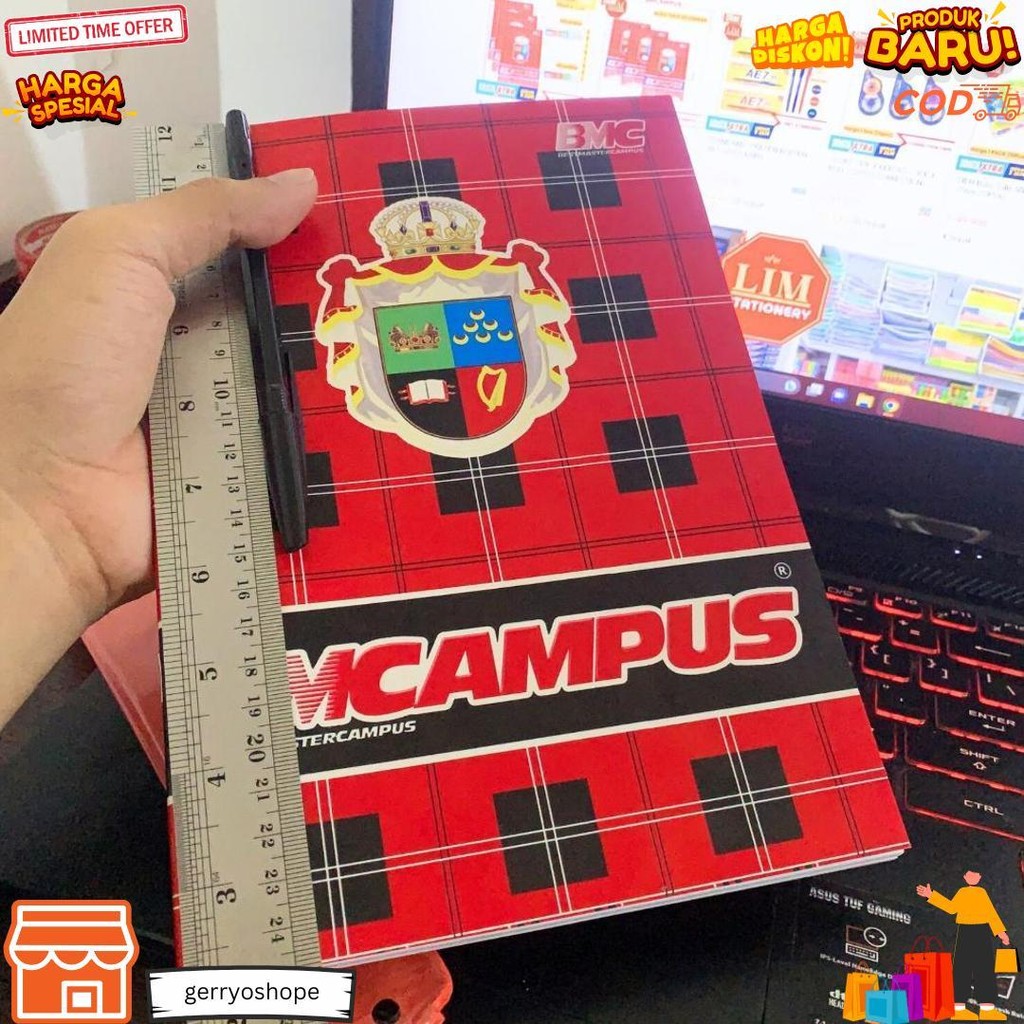 

Buku Tulis Bmcampus 50/36 Lembar 1Pack (10Pcs) D Sale