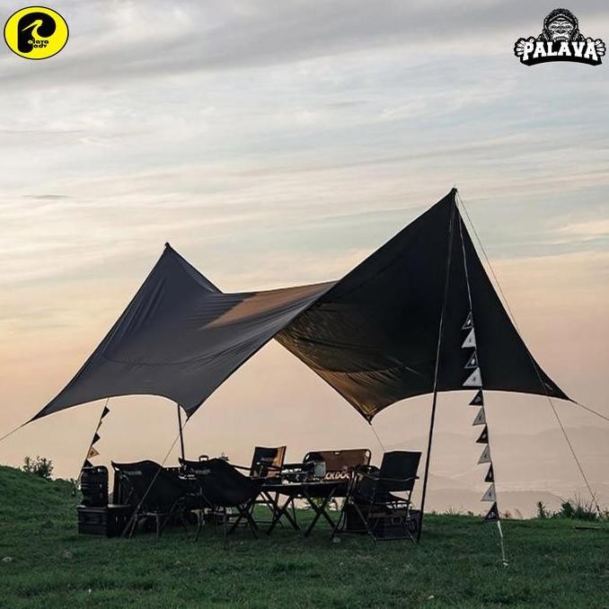 GORILA flysheet palava adv hexagonal 4x6 M waterproof UV Block ORI