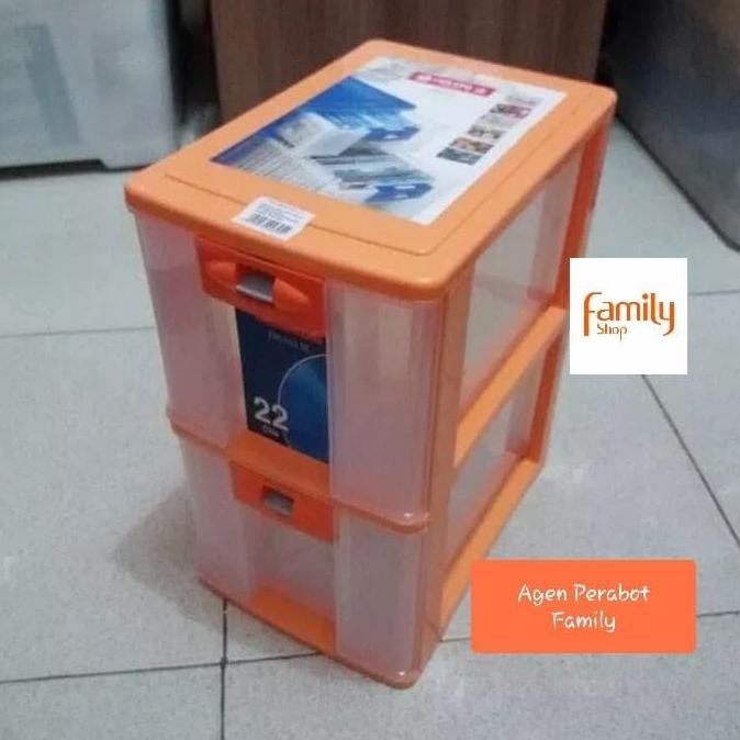 Mini Container CD 2 Susun LionStar / Laci Mini Container DVD lion Star