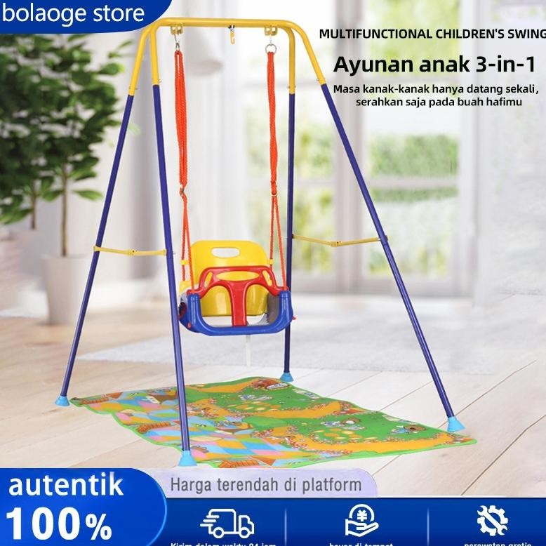 ayunan anak outdoor indoor/Anak Ayunan Bermain Karakter Lucu Anak Playground Portable/Ayunan Karakte