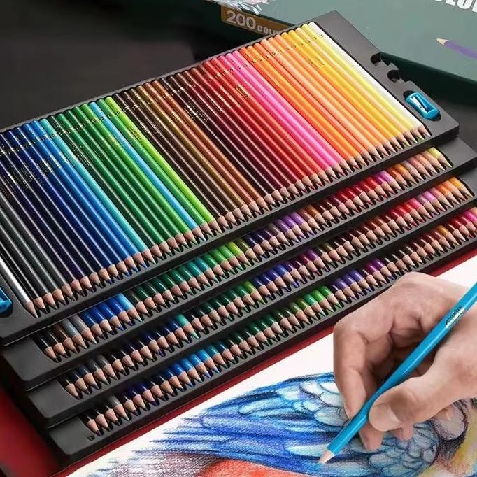 

Pensil Warna 48/72/120 Warna Profesional Pensil Minyak Pensil Gambar Aircolor LA
