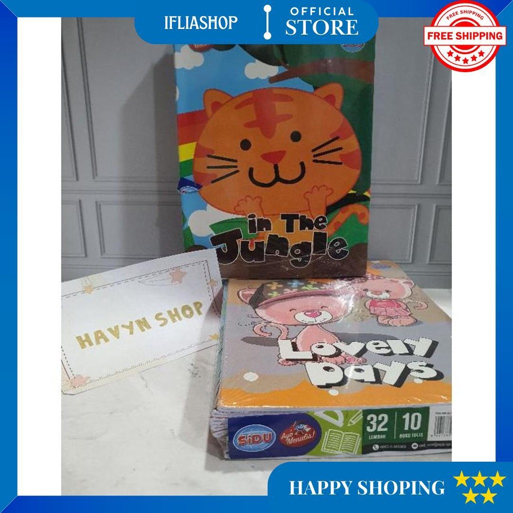 

(10Pc) Buku Tulis Sinar Dunia Sidu Isi 32 Lembarrr/Buku Tulis D Best Seller