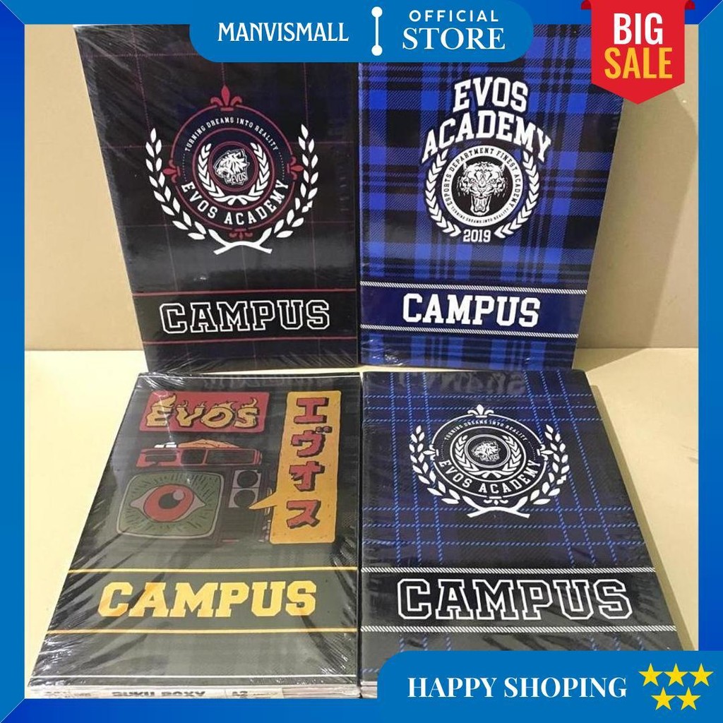

[5 Buku - 42 Lembar] Buku Besar / Boxy - Evos Academy Campus - 42 Lembar D Terlaris